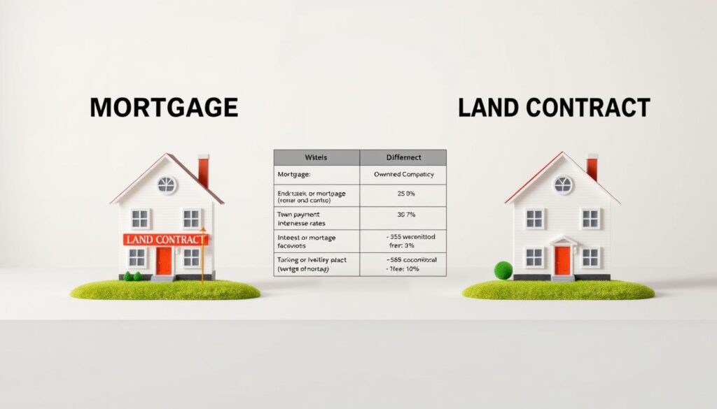Land Contract vs Mortgage Comparison