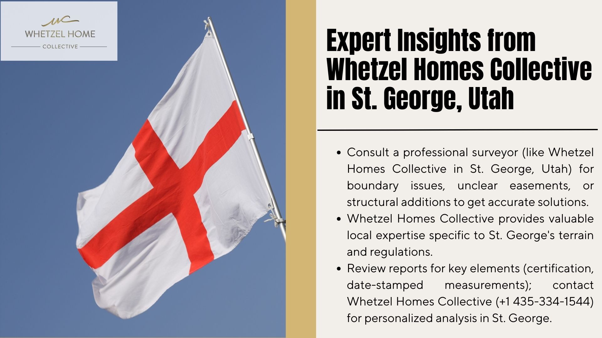 Whetzel Homes Collective logo and property survey consulting services in St. George, Utah.