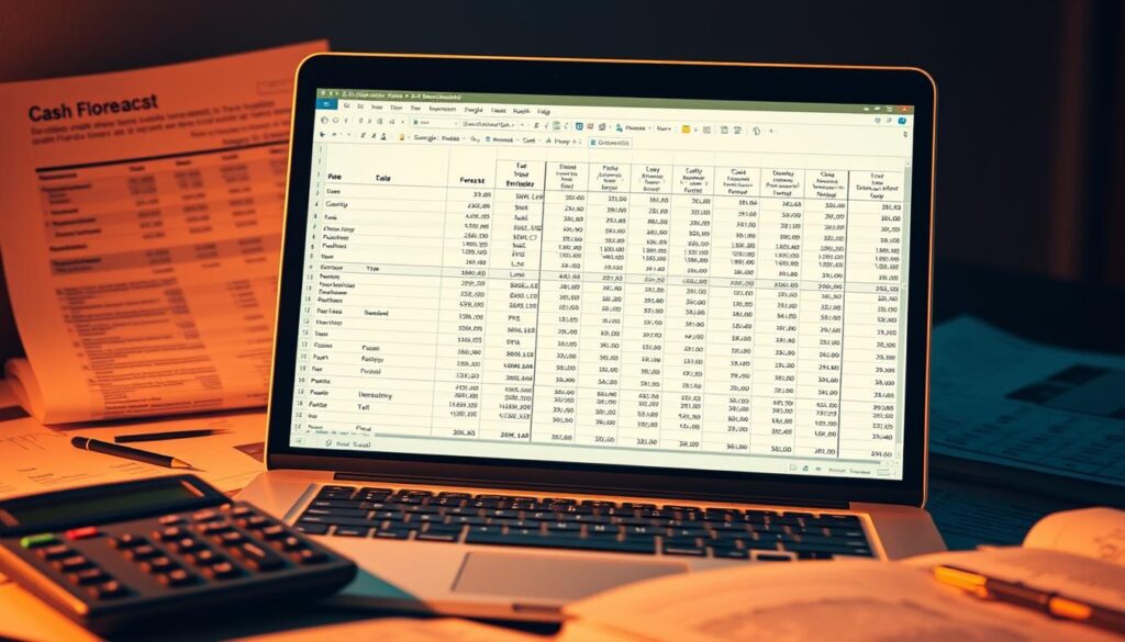 cash flow forecasting example