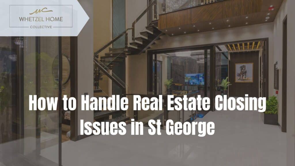 how to handle real estate closing issues