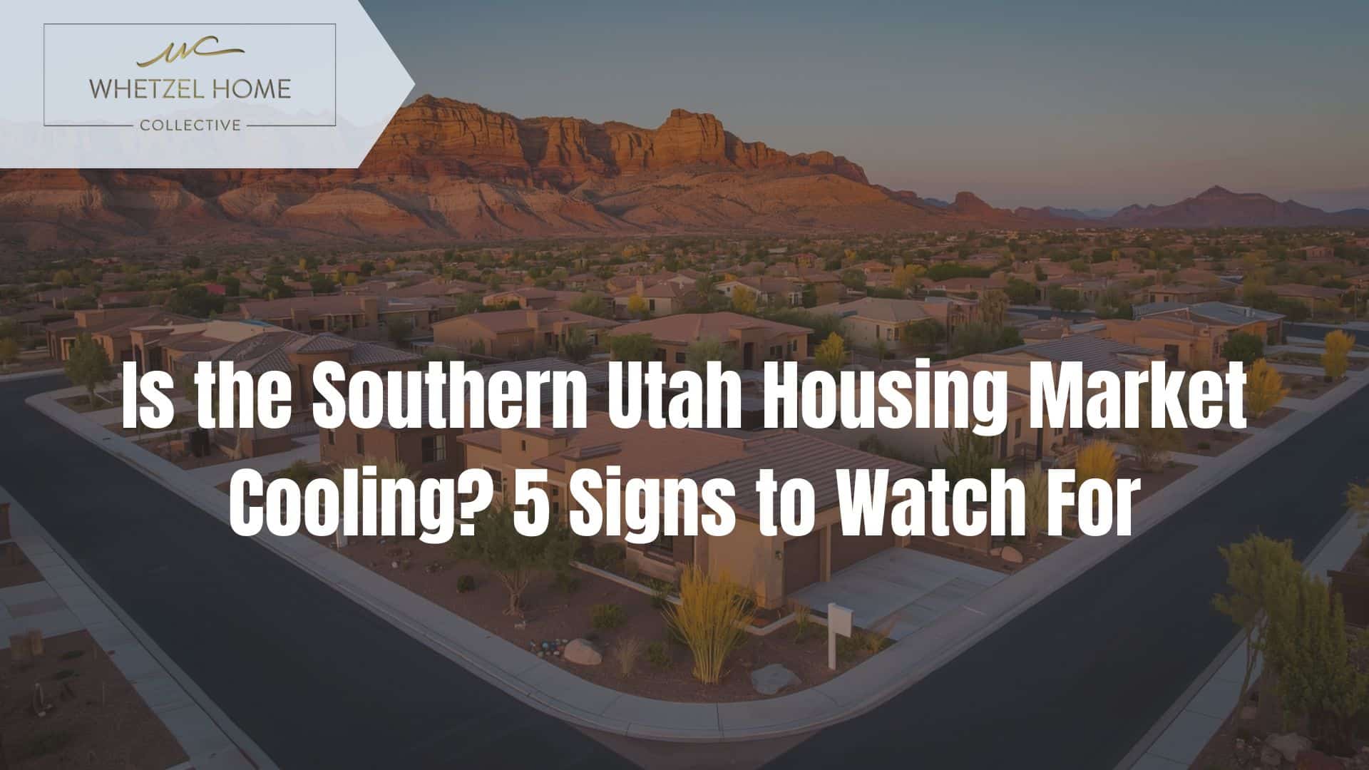 signs of a cooling housing market Utah