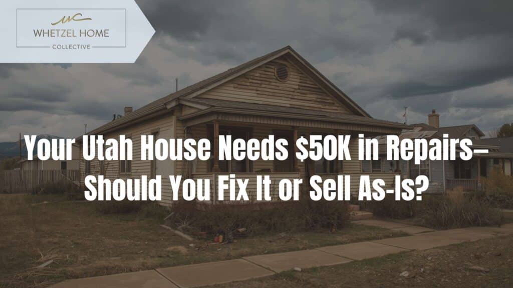 sell house needs major repairs Utah