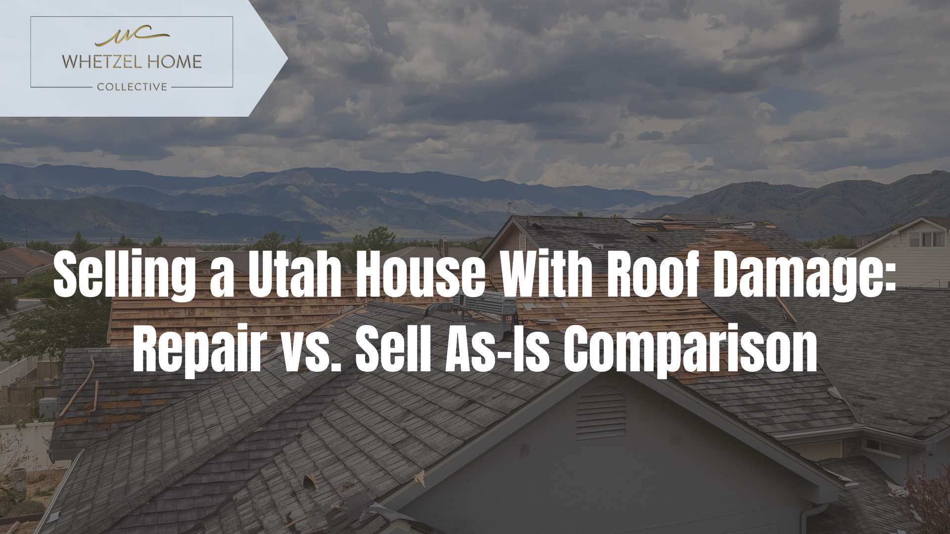 sell house with bad roof Utah