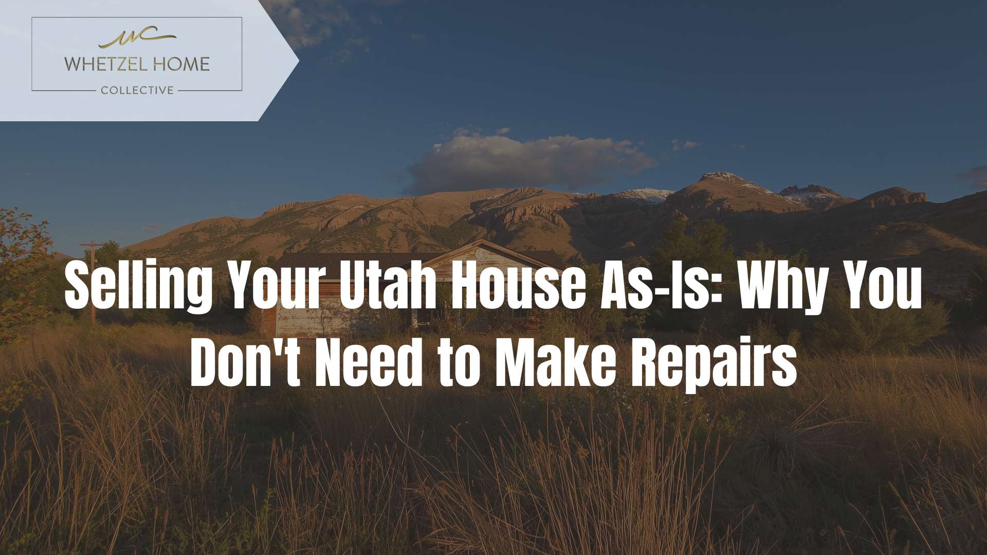 sell house as-is Utah
