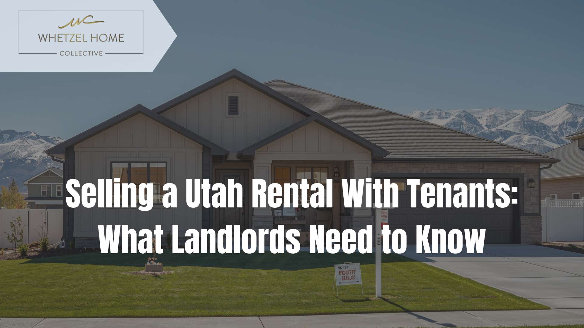 sell house with tenants Utah