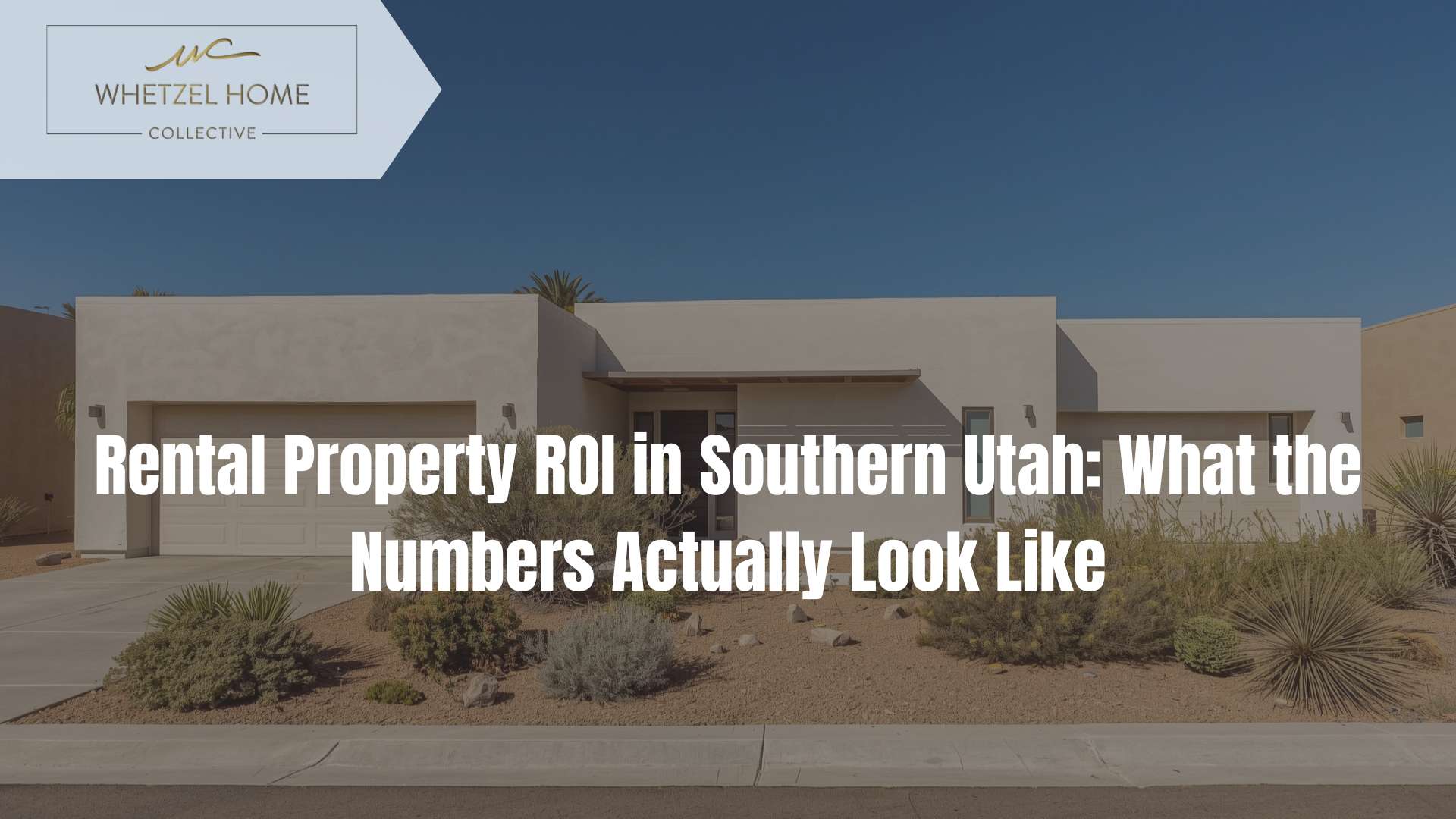 rental property roi southern utah