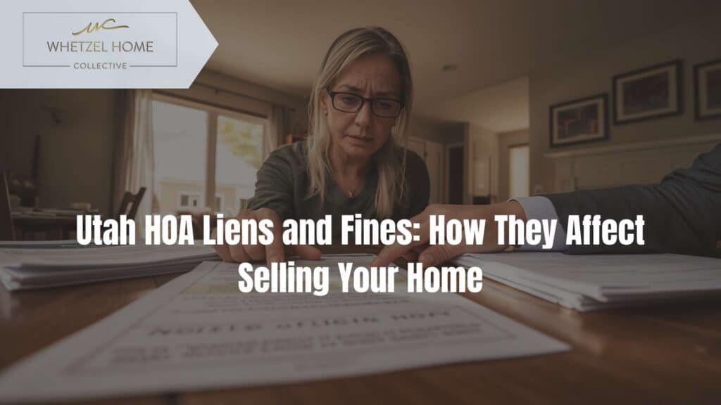 hoa liens selling house utah