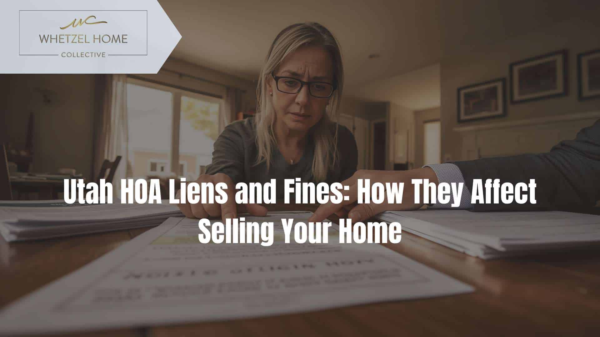 hoa liens selling house utah