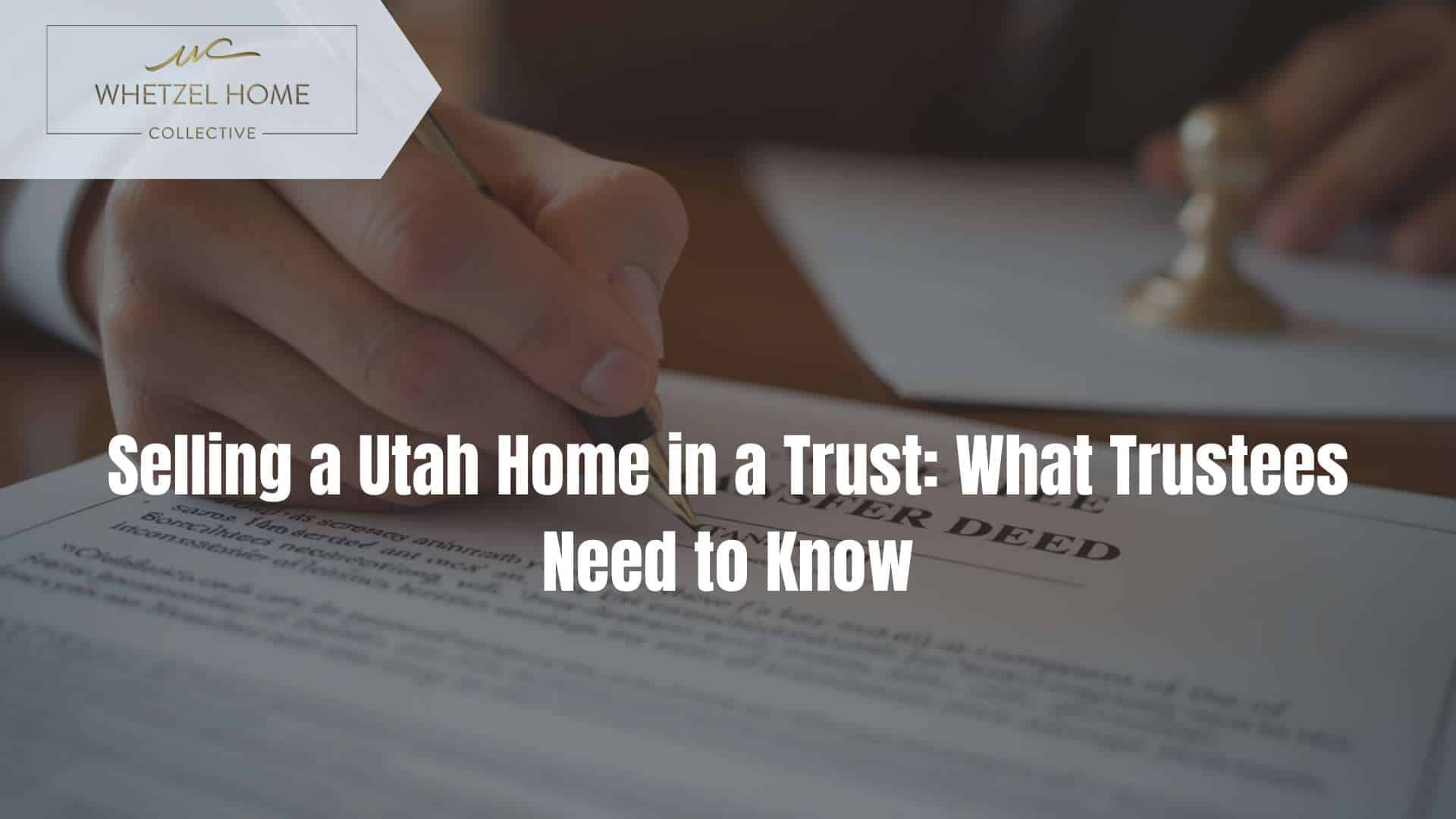 sell house in trust utah