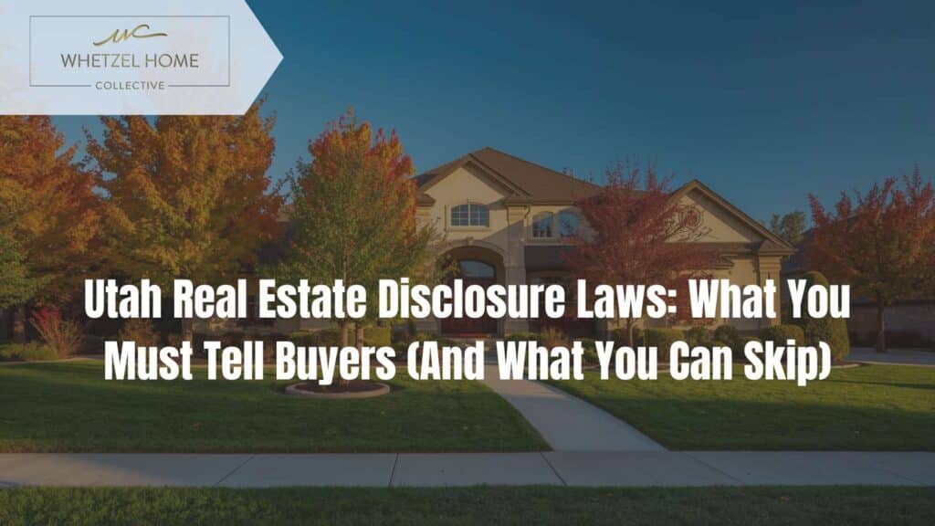 utah real estate disclosure laws