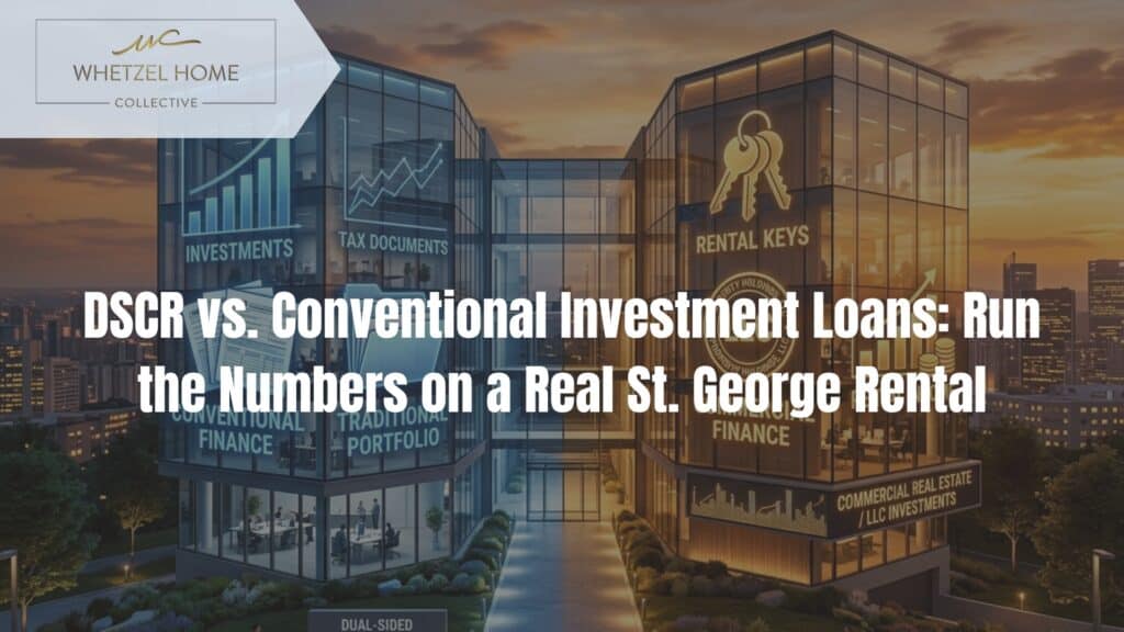 DSCR vs conventional investment loan