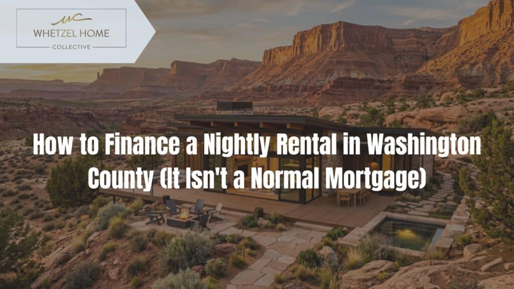 finance short term rental Utah