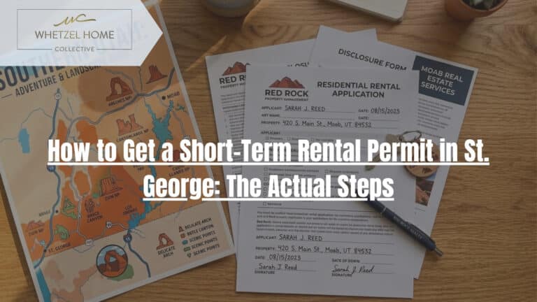 STR permit St George application