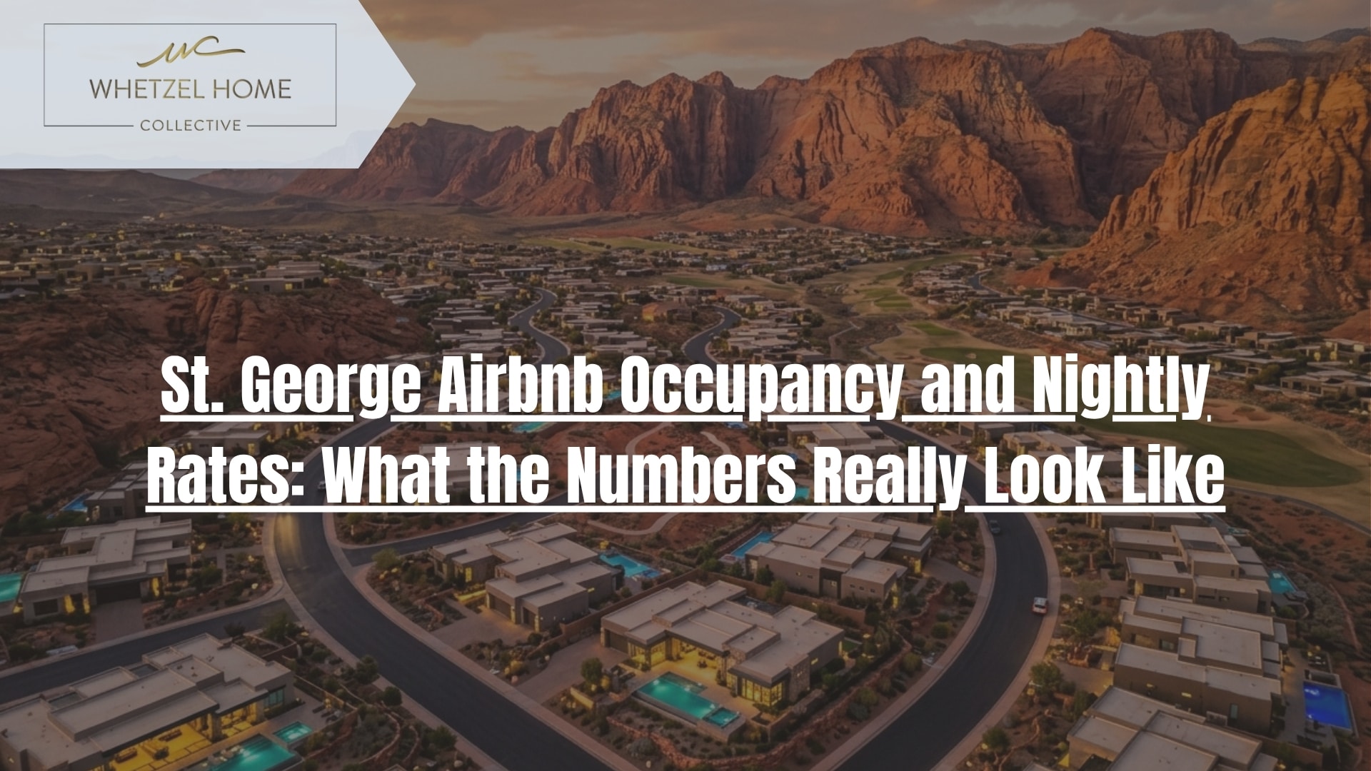 Airbnb occupancy rates St George