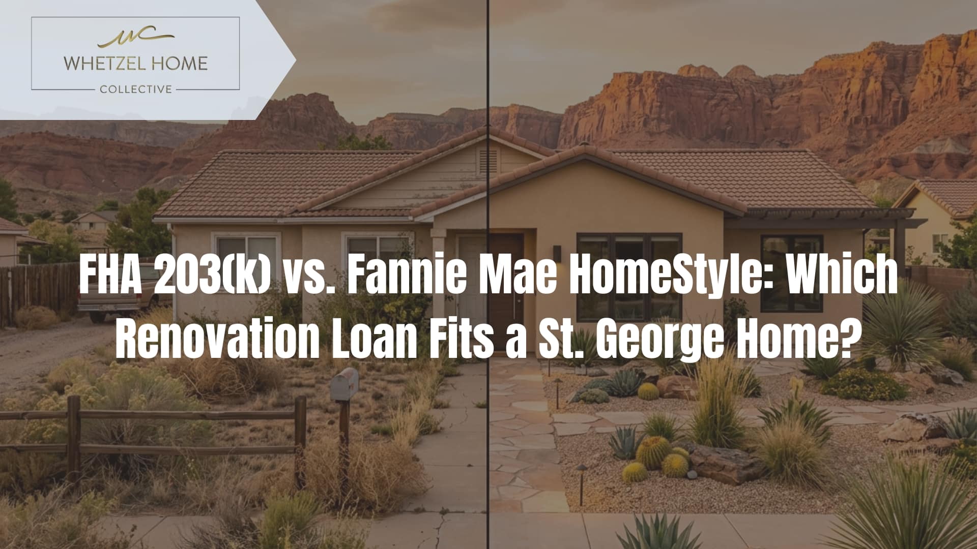 FHA 203k loan St George