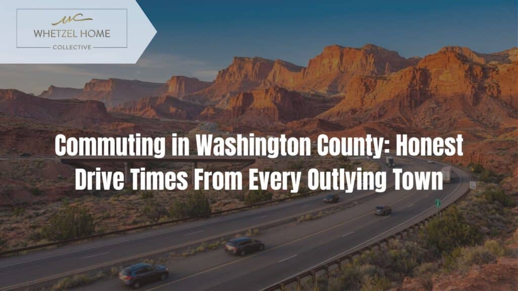 commute times Washington County Utah