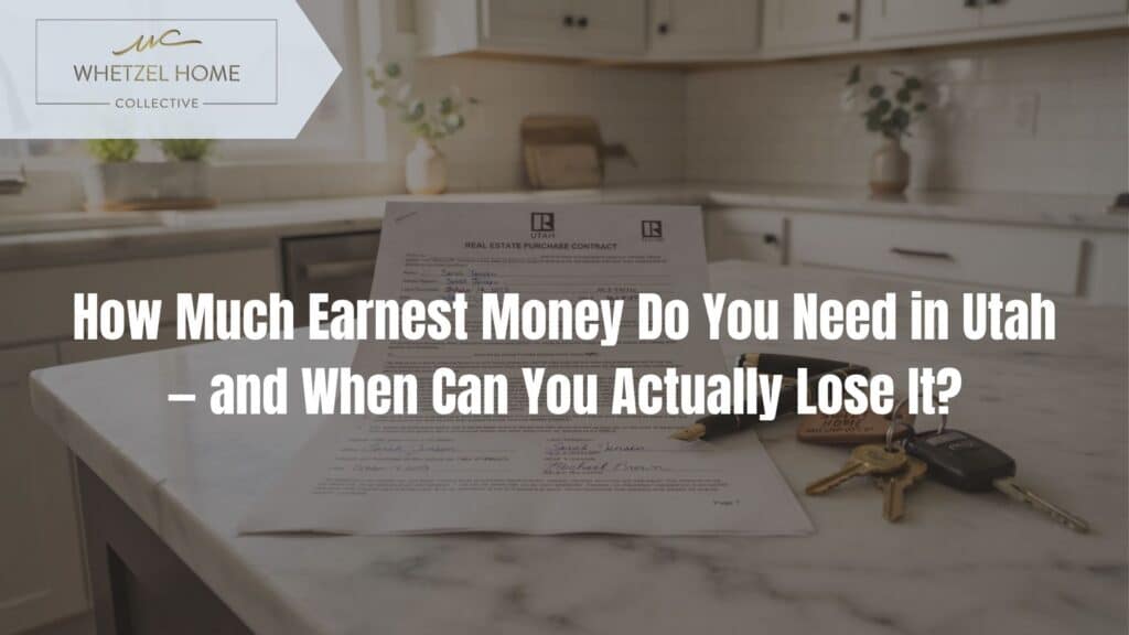 earnest money Utah how much