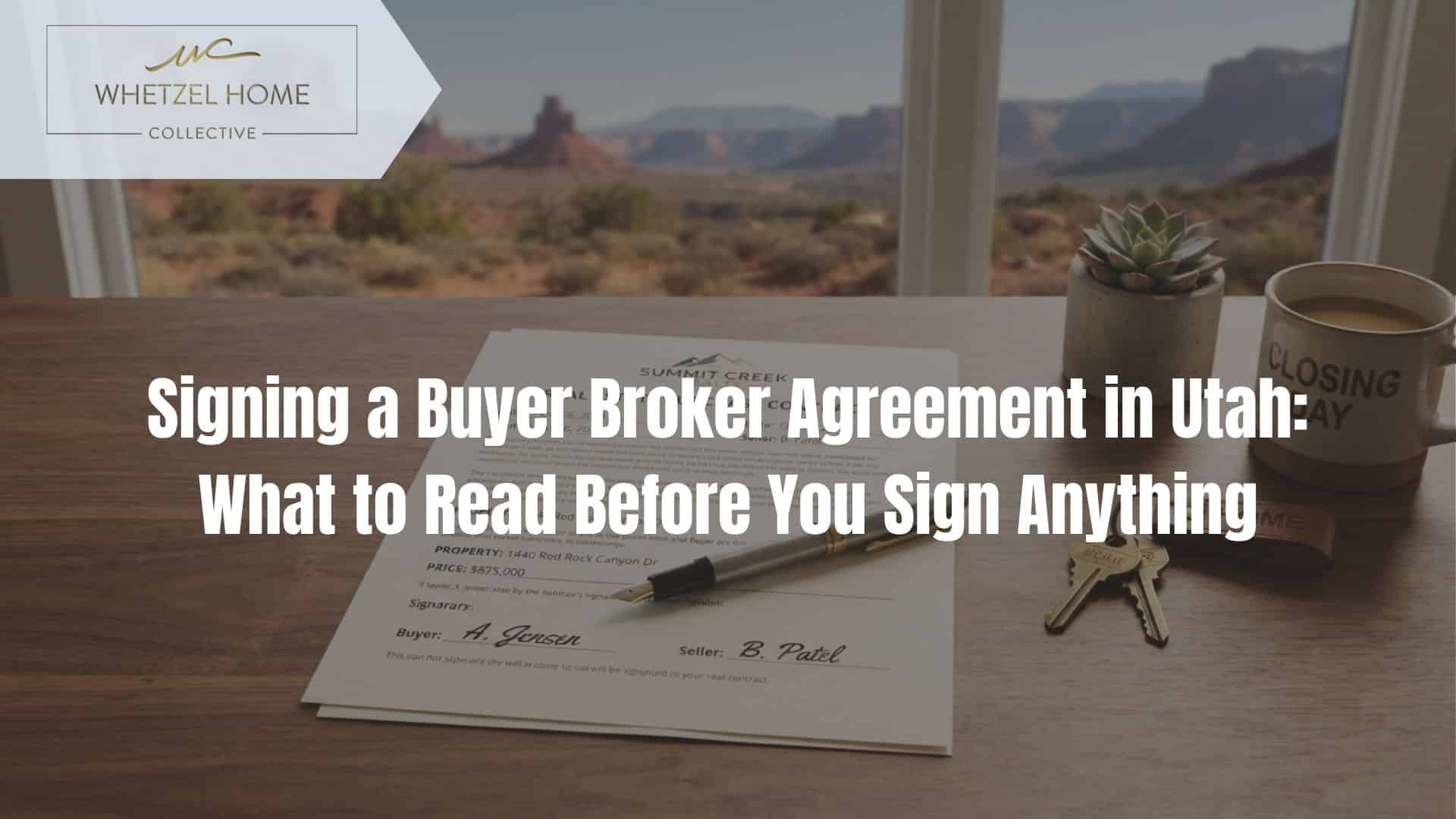 buyer broker agreement Utah