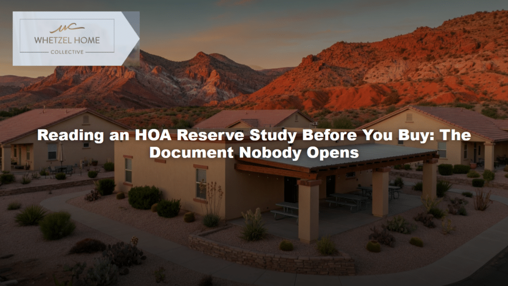 Reading an HOA Reserve Study Before You Buy: The Document Nobody Opens